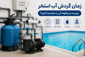 زمان گردش آب استخر و ارتباط آن با پمپ و فیلتر شنی